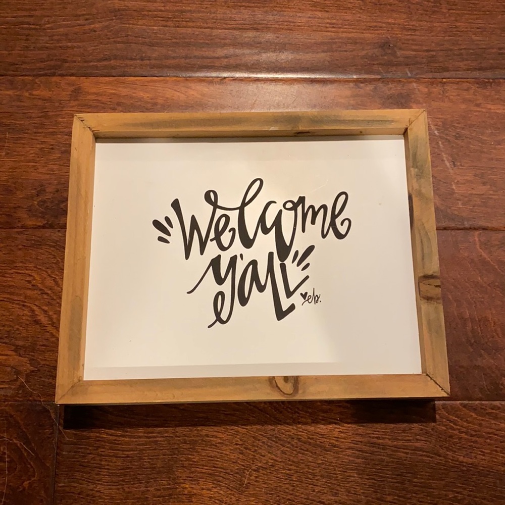 Welcome Y’all Sign